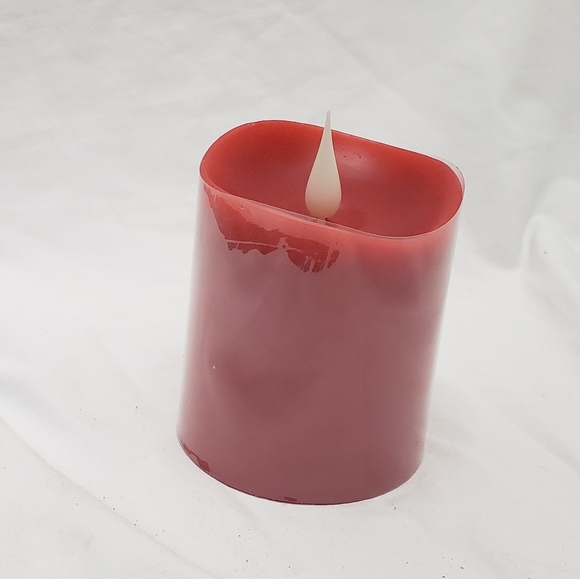 *1 Left* Red LED Candle 3x4 in - Picture 2 of 4